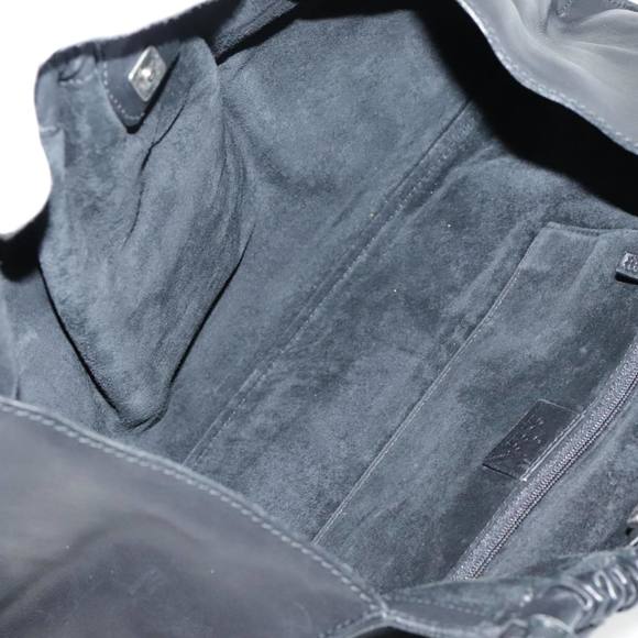 GUCCI Hand Bag Leather Black Silver 001 4335 Auth yk15437 - Picture 11 of 16